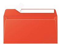Pollen - 20 Enveloppes - 110 x 220 mm - 120 g/m² - rouge corail