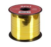 Apli Agipa - Bolduc métallisé - ruban d'emballage 7 mm x 250 m - or