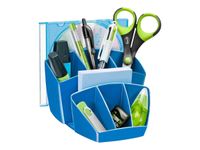 CEP Gloss - Multipot à crayons 8 compartiments - bleu océan