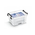 STRATA - Boîte multi rangements 0,4L - qualité alimentaire - cristal