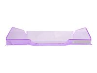 Exacompta COMBO Glossy - Corbeille à courrier violet translucide