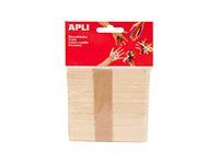 Apli - 50 bâtons de bois