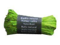 Maildor - Pelote de raphia naturel - ruban d'emballage 50 g - vert anis