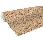 Clairefontaine Alliance - Papier cadeau - 70 cm x 50 m - 60 g/m² - pois fond rouge