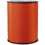 Maildor - Bolduc mat - ruban d'emballage 10 mm x 250 m - mandarine