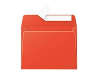 Pollen - 20 Enveloppes - 90 x 140 mm - 120 g/m² - rouge corail