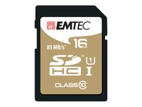 Emtec Elite Gold - carte mémoire 16 Go - Class 10 - SDHC UHS-I U1