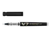 Pilot Hi-Tecpoint V7 - Roller rechargeable - 0,7 mm - noir