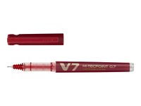 Pilot Hi-Tecpoint V7 - Roller rechargeable - 0,7 mm - rouge