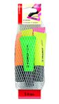 STABILO NEON - Filet 5 Surligneur fluo fluos - orange, 2 jaune, vert, rose