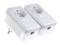 TP-Link TL-PA4015PKIT - Kit de 2 CPL AV600 avec prise intégrée