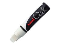UNI CHALK - Marqueur craie - pointe extra large - blanc