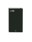 Agenda de poche Flex - 1 semaine sur 2 pages - 9,5 x 17,5 cm - noir - Oberthur