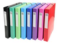 Exacompta Iderama - Boîte de classement en carte lustrée - dos 40 mm - disponible dans différentes couleurs