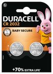 DURACELL CR2032 - 2 piles boutons - 3V