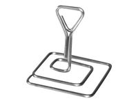 Bequet - 3 Pieds inox porte-étiquette - hauteur : 5 cm