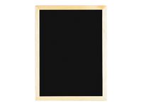 Bequet Evolution - Tableau ardoise noire - 30 x 40 cm - encadrement pin naturel