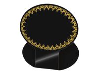 Bequet - 10 Etiqettes de prix dentelle jaune/noir - 7 x 5 cm