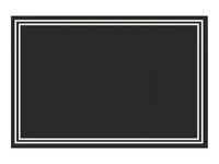 Bequet - 10 Étiquettes Ardoisine noires recto/verso - 8 x 12 cm - sans attache