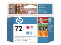 HP 72 - cyan, magenta - tête d'impression originale (C9383A)