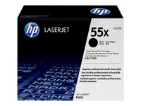 HP 55X - noir - cartouche laser d'origine (CE255X) 