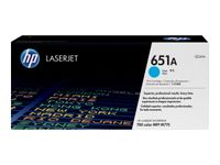 HP 651A - cyan - cartouche laser d'origine (CE341A)