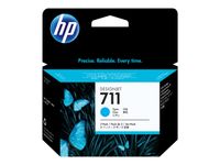 HP 711 - Pack de 3 - cyan - cartouche d'encre originale (CZ134A)