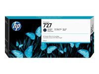 HP 727XL - noir mat - cartouche d'encre originale (C1Q12A)