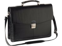 Oberthur Vancouver - Cartable rigide 3 compartiments - noir