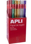 APLI - Papel de regalo - 70 cm x 2 m - surtido - metallized paper
