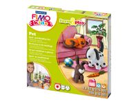STAEDTLER FIMO kids form&play Pet - kit de pâte à modeler - Modèle Animaux Familiers