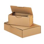 Boîte postale d'expédition - 25 cm x 15 cm x 10 cm - kraft - Logistipack