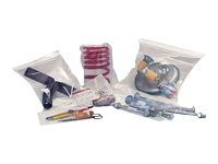 Logistipack - 100 Sachets à fermeture zip - 120 x 180 mm - transparent
