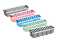 Sunware Q- line - Boîte de rangement 0,9L - 2 pochettes - transparent