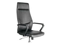Fauteuil de bureau BUFFALO - Accoudoirs fixes - noir