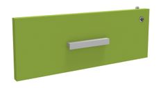 Façade personnalisable obligatoire pour caisson mobile INEO JET UP Bureau Vallée - Anis