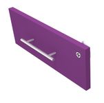 Façade personnalisable pour console mobile INEO JET UP Bureau Vallée - Violine