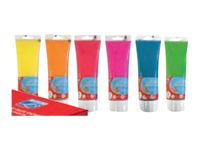 Lefranc Bourgeois - Peinture au doigt - gouache - orange - 250 ml