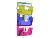 CEP ReCeption - 3 Corbeilles murales - pour 24 x 32 cm - multicolore