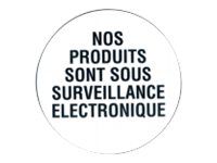 Pickup - Pictogramme rond - Nos produits sont sous surveillance éléctronique - 200 mm