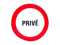 Pickup - Pictogramme rond - Privé - 180 mm