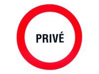 Pickup - Pictogramme rond - Privé - 300 mm