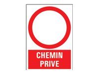 Pickup - Panneau Chemin privé - 230 x 330 mm