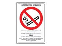 Pickup - Panneau Interdit de fumer - 230 x 330 mm
