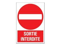 Pickup - Panneau Sortie interdite - 230 x 330 mm