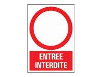 Pickup - Panneau Entrée interdite 2 - 230 x 330 mm