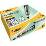 BIC ONYX 1482 - Pack de 12 marqueurs permanents - pointe ogive - noir