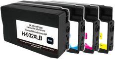 Cartouche remanufacturée HP 932XL/933XL - pack de 4 - noir, cyan, magenta, jaune - Uprint