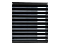 Exacompta Modulo Ecoblack - Module de classement 10 tiroirs ouverts - noir/gris souris