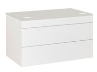 Plan d'accueil bas SUNDAY - L120 x H74 x P72 - Gris